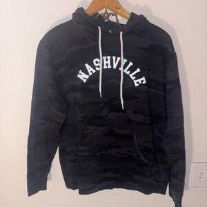 Nashville Black Camouflage Hoodie